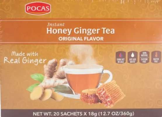 Pocas Honeyt Ginger Tea Original 20 CT