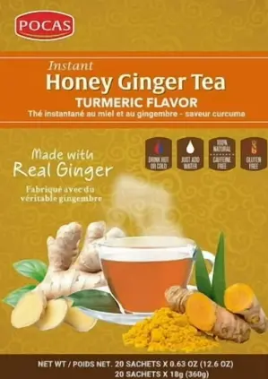 Pocas Honey Ginger Turmeric 20 CT