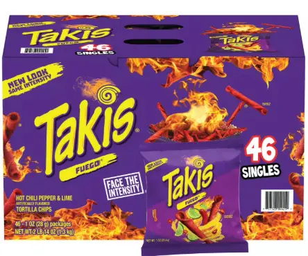 TAKIS FUEGO 46 SINGLES