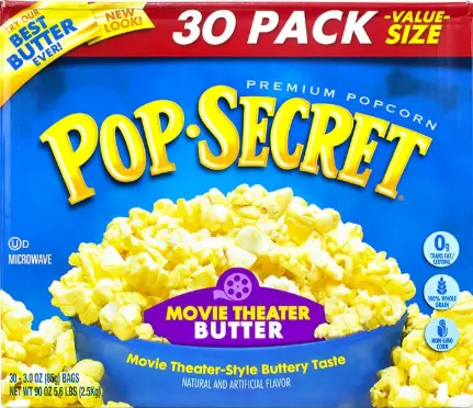 Popsecret Popcorn Butter 30-3 Oz