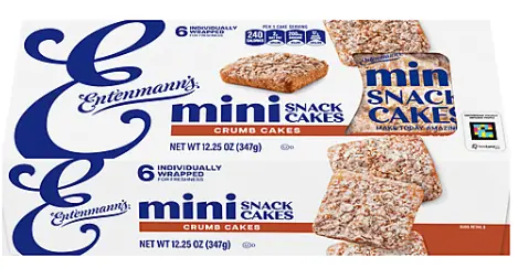 ENTERNMANN'S MINI CRUMB CAKES 9.25OZ