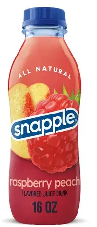 Snapple 16 Oz Bottle resberry peach