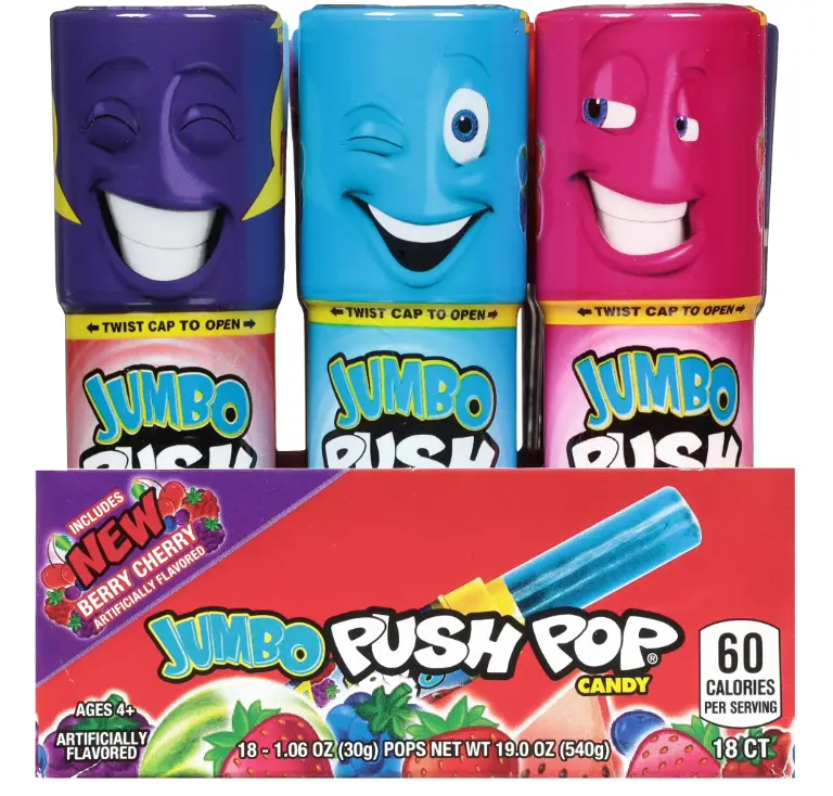 jumbo push pop 18ct