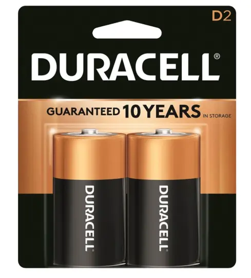 Duracell D Batteries 6-2ct