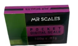 Mr Scales Flip Top Digital Scale 100g x .01g