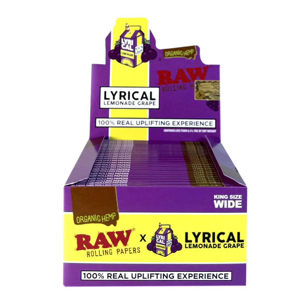 Raw Lyrical Lemonade Grape 50ct 32 K