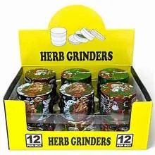 HERB GRINDERS 12PK 63