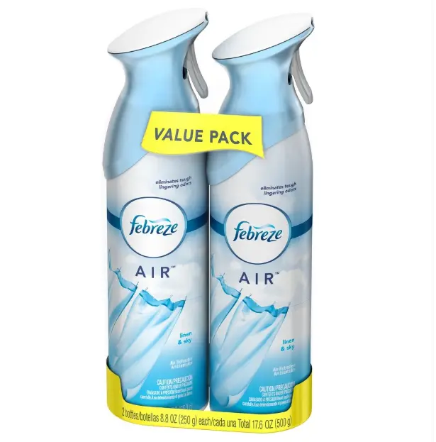 Febreze air freshener linen sky 2pk