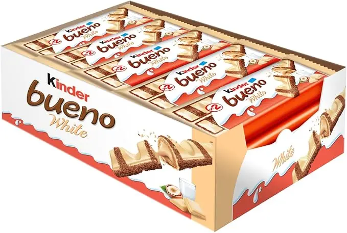 KINDER BUENO WHITE CHOCOLATE 20 CT