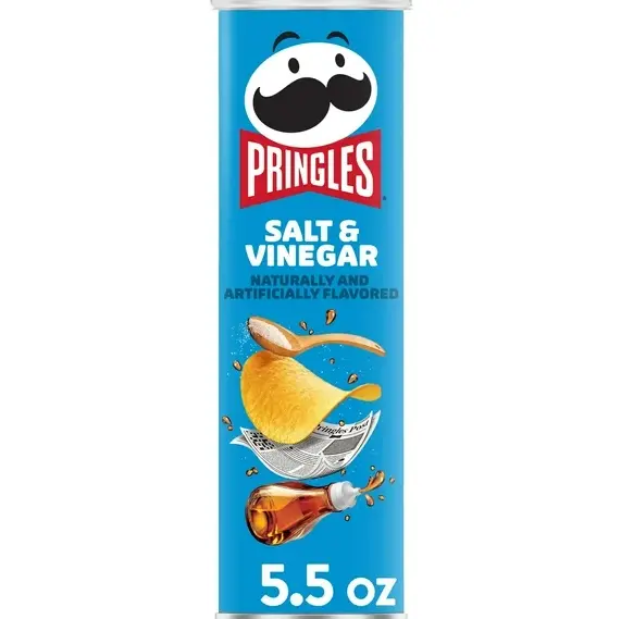 PRINGLE SALT & VINEGER 14-5.5 OZ