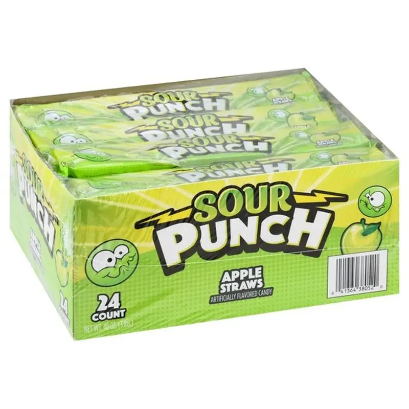 SOUR PUNCH APPLE 2 OZ 12-24 CT