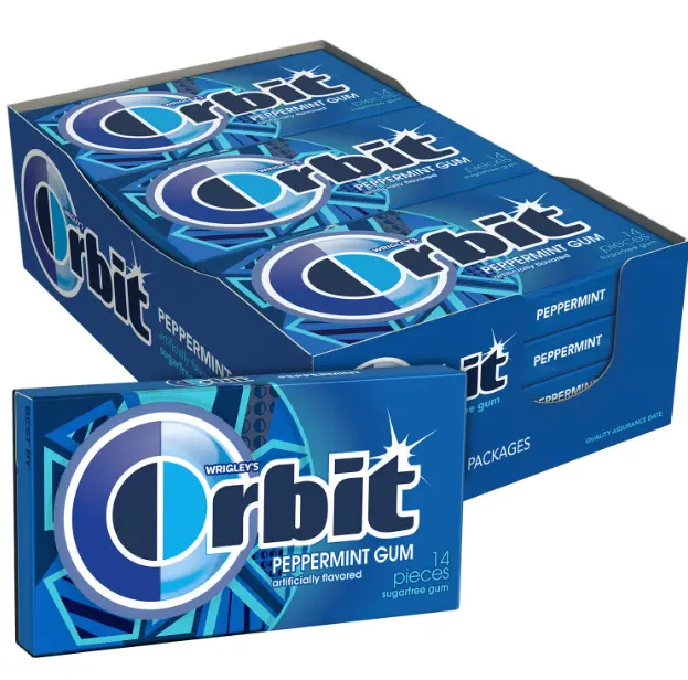 ORBIT GUM PEPPER MINT 12-14 CT