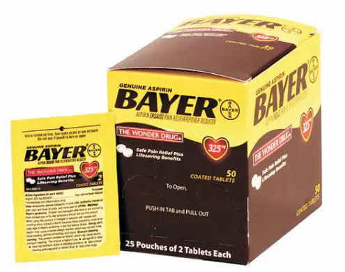 BAYER ASPIRIN 25CT