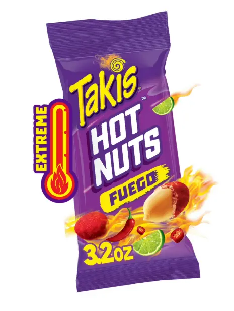 TAKIS HOT NUTS 12 COUNT