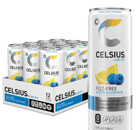 CELSIUS.FIZZ.FREE.BLUE RAZZ