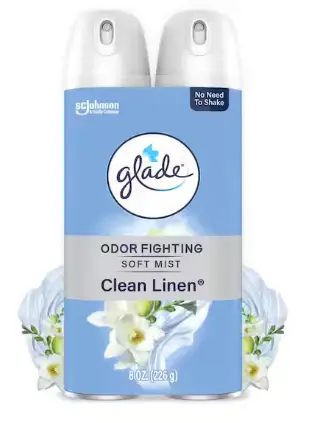Glade Air Freshener Clean Linen 2PK