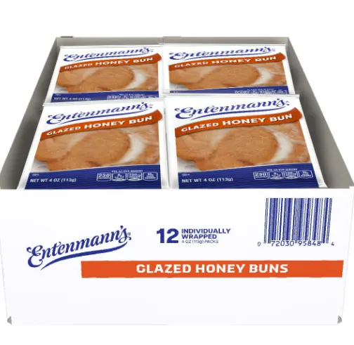 Entenmanns Glazed Honey Buns 12PK