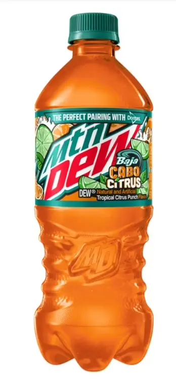Mountain Dew Baja Cabo Citrus 24 oz
