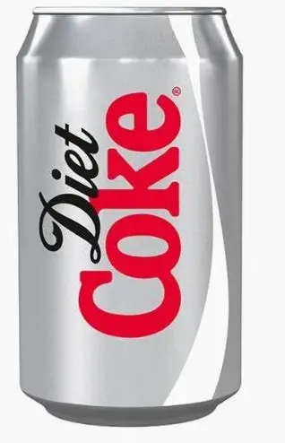 Diet coke can 12 12oz
