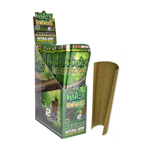JUICY JAYS HEMP WRAP 25 TERB ENHANCED PACKS 2 PER PACK