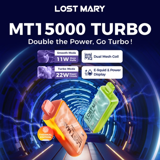 LOST MARY MT15000 TURBO 5PCS