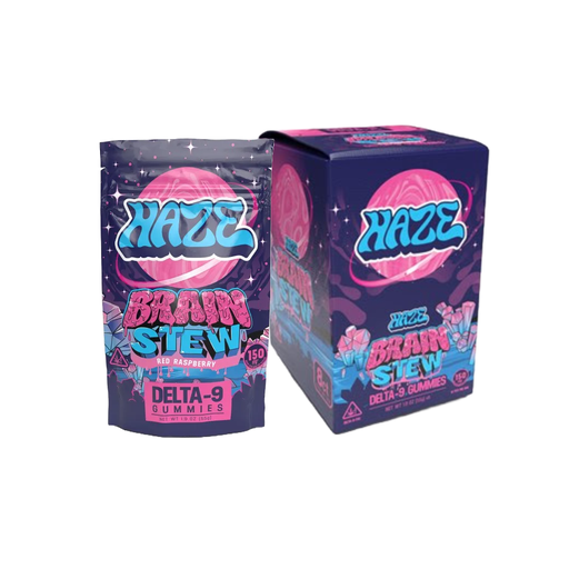 HAZE BRAIN STEW DELTA 9 GUMMIES 10 PCS PER PACK