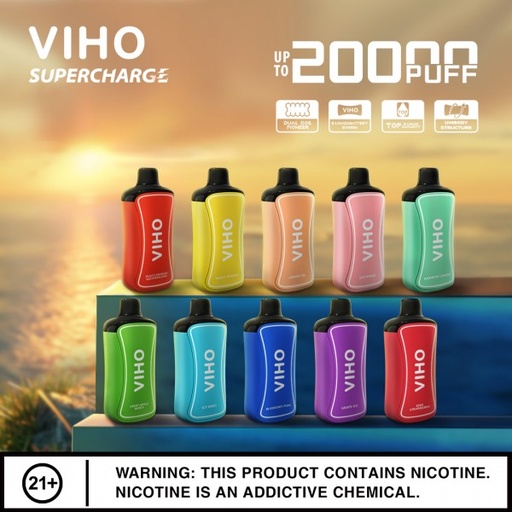 VIHO SUPERCHARGE 20K PUFFS 5PCS