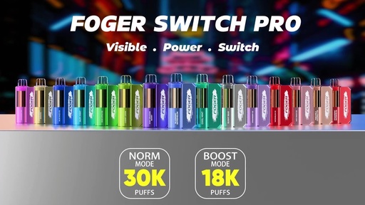 FOGER SWITCH PRO POD 5% DISPOSABLE 30000 PUFFS 5PCS
