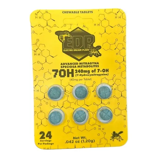 EDP 40MG 7-HYDROXY CAPSULES BLISTER 6CT