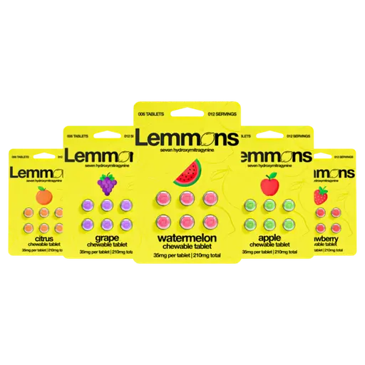 LEMMONS 35MG 7-HYDROXY KRATOM CHEWABLE TABLETS 6CT