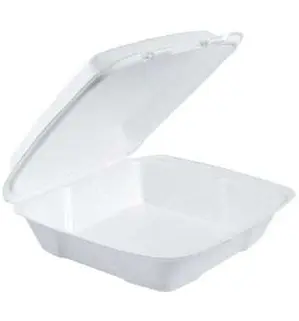 [1-CMPT Hinged Container CR991 9x9x3 150 CT]  CR991 1-CMPT Hinged Container9x9x3 150 CT