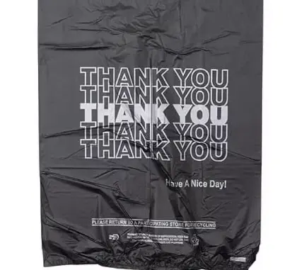 [1/8 Shopping Bag Black 1000 CT] 1/8 Shopping Bag Black 1000 CT