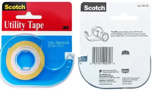 3M Scotch Utility Tape Rk-2s 8ct