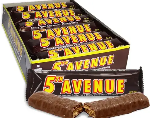 [5th Avenue Crunchy PB Chocolate 18-2 Oz] 5th Avenue Crunchy PB Chocolate 18-2 Oz