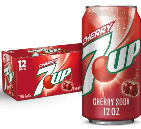 [7 UP - Cherry 12 pack 12 Oz Can] 7 UP - Cherry 12 pack 12 Oz Can