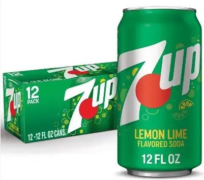 [7 UP - Lemon Lime 12 pack 12 Oz Can] 7 UP - Lemon Lime 12 pack 12 Oz Can