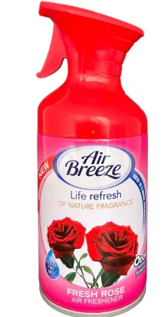 [Air Breeze Spray Fresh Rose 12-8.5oz] Air Breeze Spray Fresh Rose 12-8.5oz