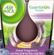 [Air Wick Candle Blackberry Spice 105g] Air Wick Candle Blackberry Spice 105g
