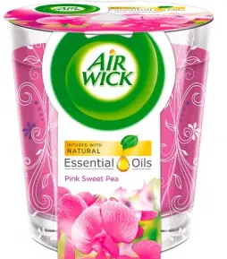 [Air Wick Candle Pink Sweet Pea 105g] Air Wick Candle Pink Sweet Pea 105g