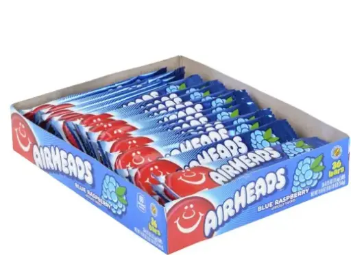 [Airheads Blue Raspberry 36-0.55 Oz] Airheads Blue Raspberry 36-0.55 Oz