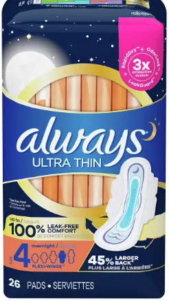 [BEST VALUE] Always Ultra Thin Size 4 6-16 CT