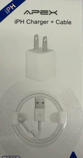 [Apex IPhone Charger + Data Cable] Apex AP03 IPhone Charger + Data Cable