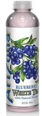 [Arizona 20 Oz Bottle - Blueberry White Tea] Arizona 20 Oz Bottle - Blueberry White Tea
