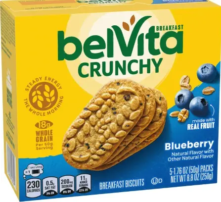 [Belvita Crunchy Blueberry 8ct 1.76ct] Belvita Crunchy Blueberry 8ct 1.76ct