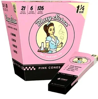 [Blazy Susan Pink Cones King Size 3pk] Blazy Susan Pink Cones King Size 3pk
