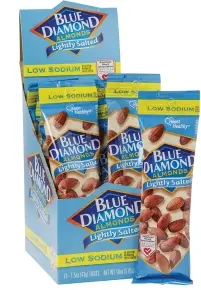 [Blue Diamonds Almonds Lightly Salted 12-1.5oz] Blue Diamonds Almonds Lightly Salted 12-1.5oz