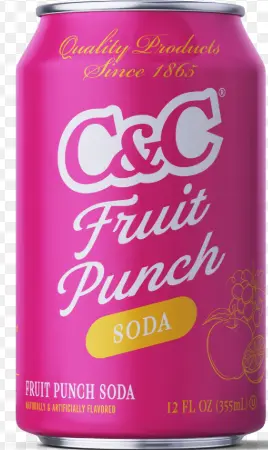[C&C Fruit Punch - 12 Oz Can] C&C Fruit Punch - 12 Oz Can