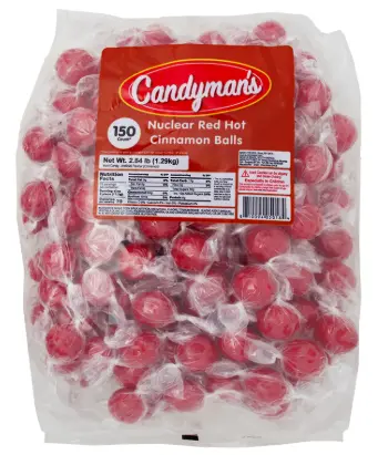 [Candyman Red Hot Cinnamon Bag 150 CT] Candyman Red Hot Cinnamon Bag 150 CT