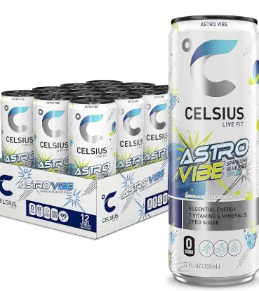 [Celsius 12 oz - Astro Vibe] Celsius 12 oz - SPARKLING.STRAW.PASSION