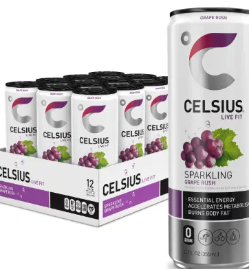 [Celsius 12 oz - Sparkling Grape Rush] Celsius 12 oz - Sparkling Grape Rush